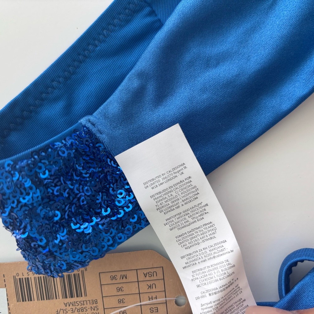 Calzedonia Blue Sequin Bikini Set🦋🐳 - Picture 9 of 14
